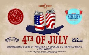 4th of July celebrations at The Gilbert Street Hotel