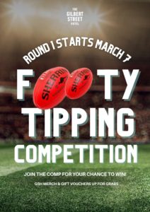 Image of a poster, AFL footy tipping competition for 2024.